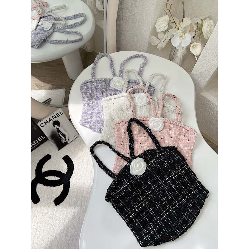 Áo yếm bính dạ hoa trà