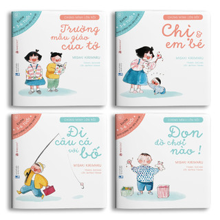 Combo 4 cuốn Sách Ehon Chúng mình lớn rồi - dành cho trẻ từ 3 - 6 tuổi