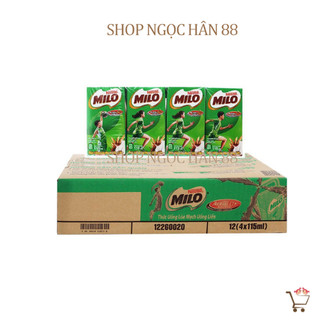 Combo 2 Vỉ Sữa MiLo Lúa Mạch Nestle ( 8 hộp x 110ml)