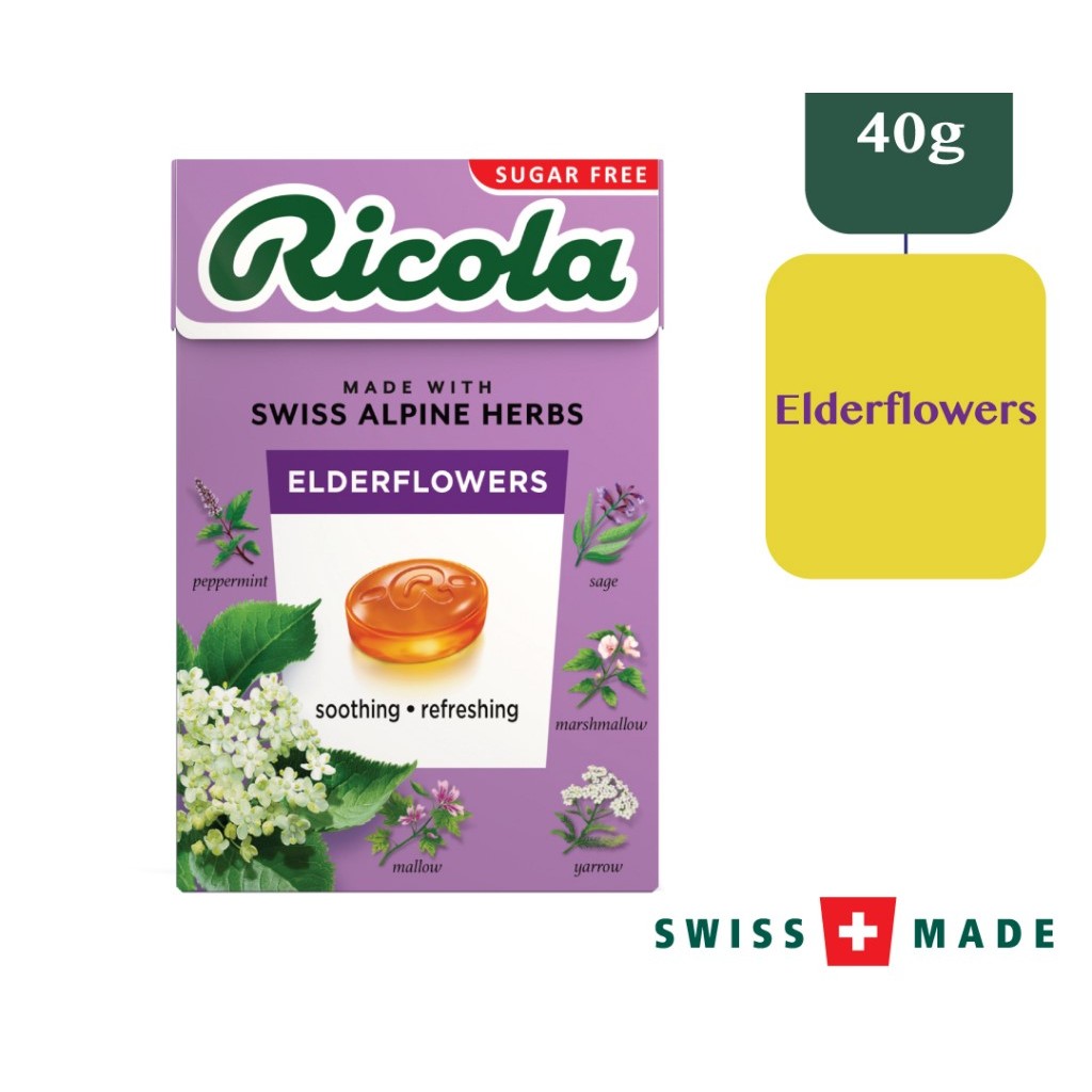 Ricola Lozenges Elderflowers (40g)