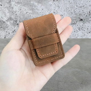Bao da bật lửa zippo handmade làm theo yêu cầu bao da zippo bao zippo