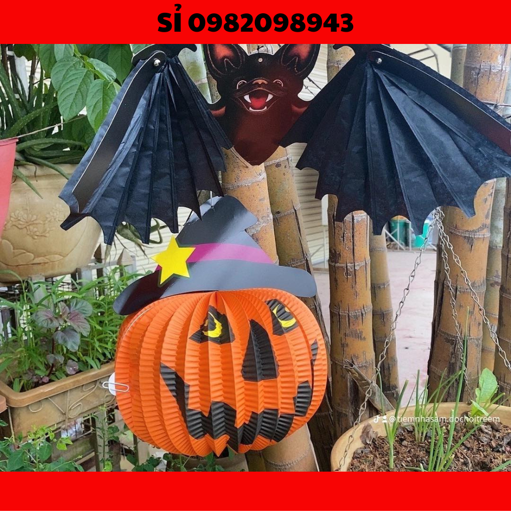 HÀNG SẴN GIAO SỈ TRANG TRÍ HALLOWEEN - BÍ NGÔ HALLOWEEN,HALLOWEEN HÌNH RƠI,NHỆN TRANG TRÍ, DECOR HALLOWEEN 2023
