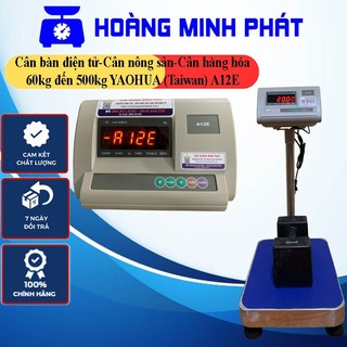 Cân bàn điện tử 150kg 100kg 200kg 300kg 500kg 60kgYAOHUA (Taiwan) A12E. bàn cân INOX không gỉ