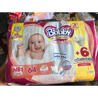 BỈM BOBBY SIZE NB1 - 64 miếng