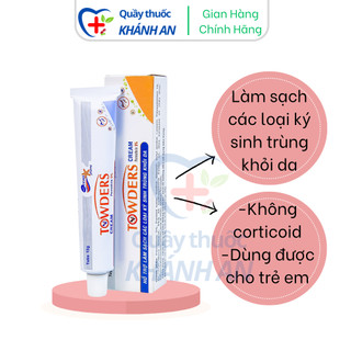 Kem làm sạch ghẻ và các loại ký sinh trùng khỏi da towders cream 15g