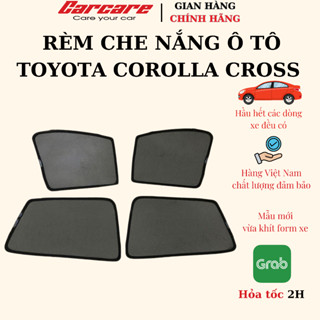 Rèm che nắng theo xe Toyota Corolla Cross - Bộ 4 miếng hút nam châm