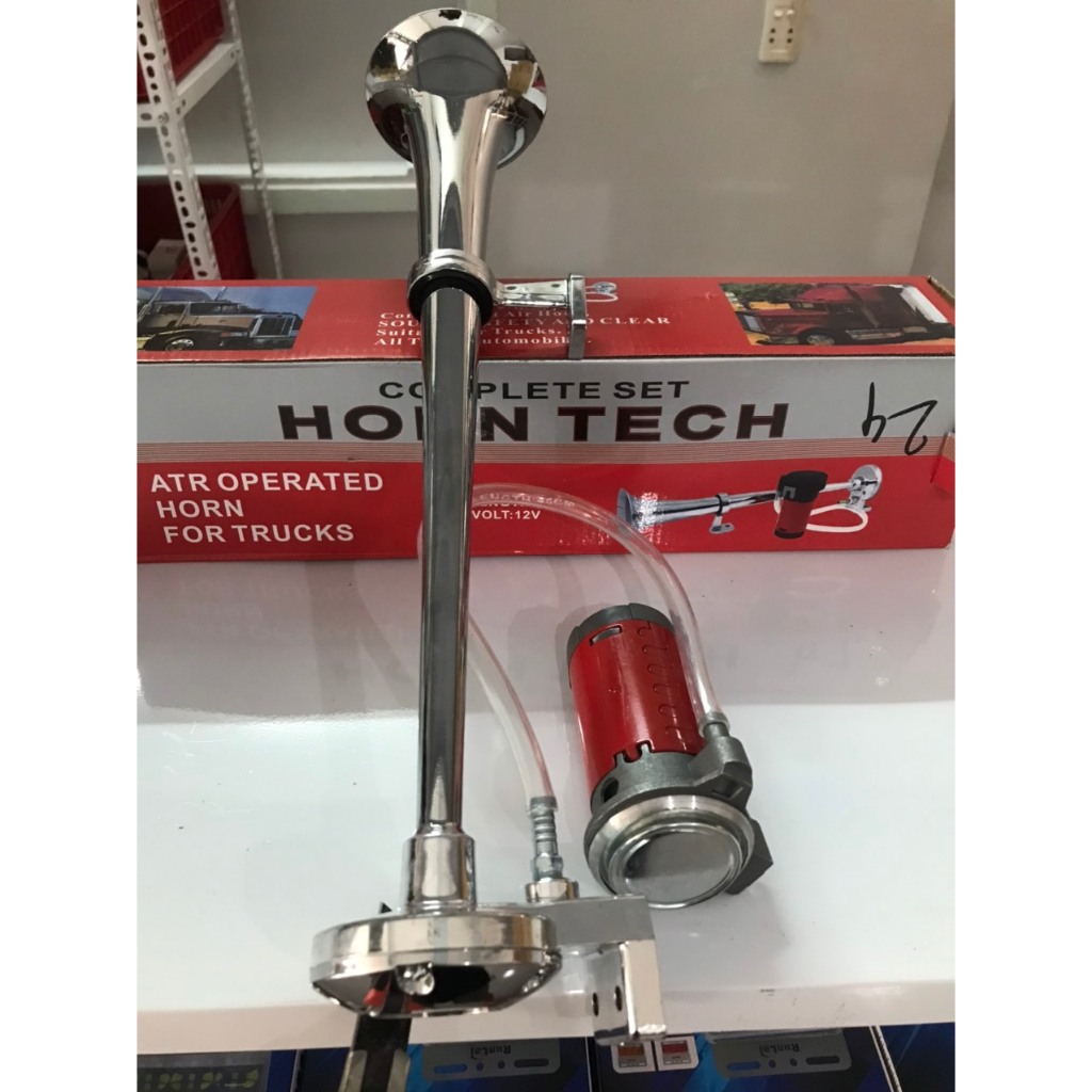 Còi sinh hơi 1 loa 12v 24v. còi ô tô, xe tải