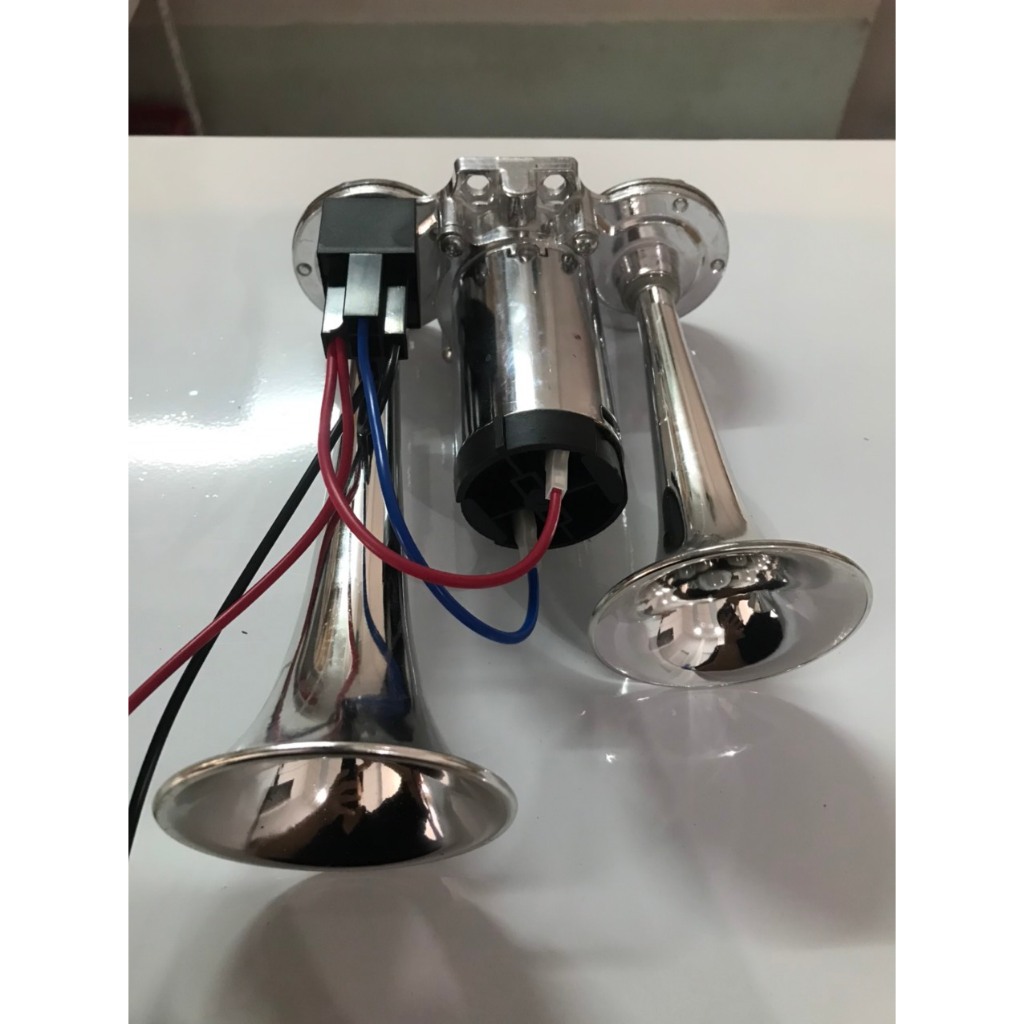 Còi sinh hơi 2 loa 12v 24v. còi ô tô, xe tải