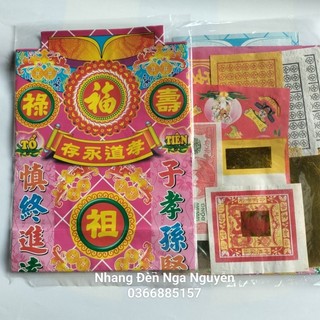 Bộ giấy cúng ông bà tổ tiên nhỏ