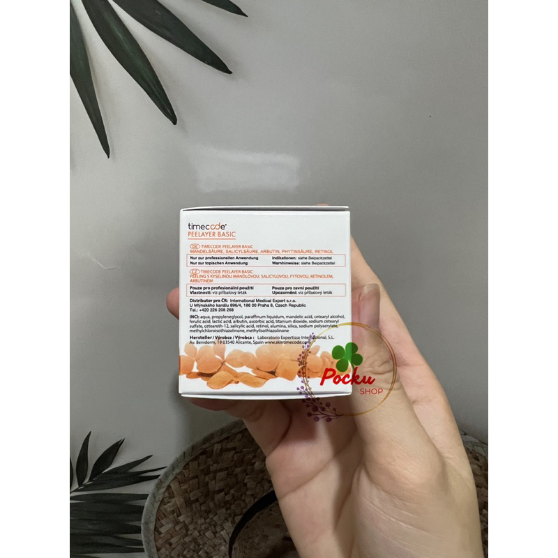Kem peel TIMECODE Tây Ban Nha tái tạo làm sáng da chống lão hoá full 30g