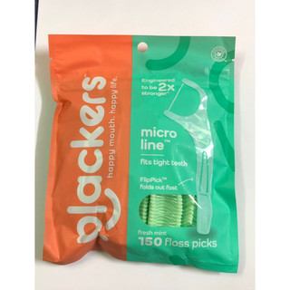 Tăm Chỉ Nha Khoa Plackers Micro Mint Dental Flossers 160 cây - Mỹ