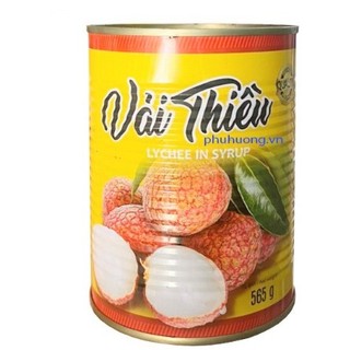 Vải thiều ngâm đường đóng lon / vinosa 565g