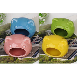 Nhà ngủ sứ hamster - Nhà sứ ếch nhỏ, sứ ếch lớn