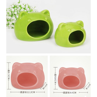 Nhà ngủ sứ hamster - Nhà sứ ếch nhỏ, sứ ếch lớn