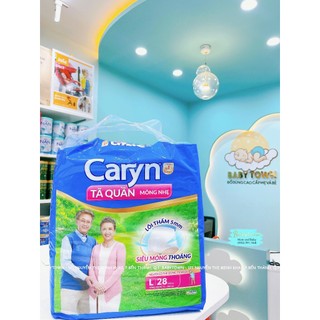 Tã quần size L,XL Caryn / Tấm Đệm Lót Siêu Thấm Caryn 42 x 72cm - Gói 20 miếng ( Có bán lẻ)