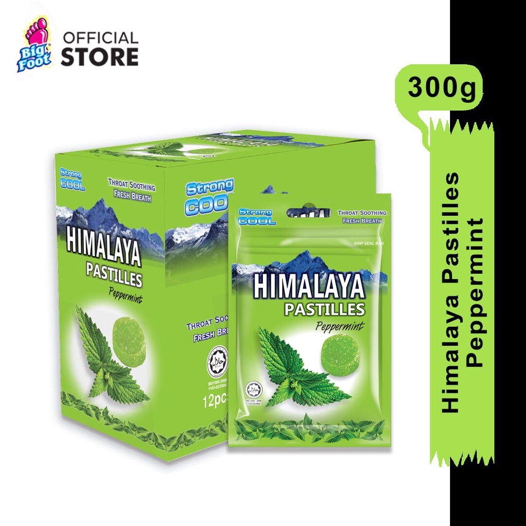 BIG FOOT Himalaya Pastilles Peppermint 25gm