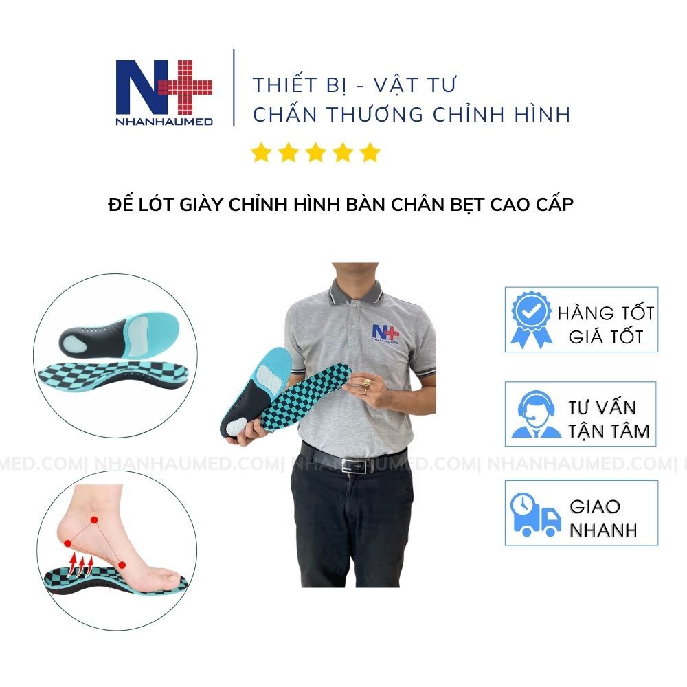 Miếng Lót Giày Chỉnh Hình Bàn Chân Bẹt Cho Trẻ Em, Người Lớn Cao Cấp