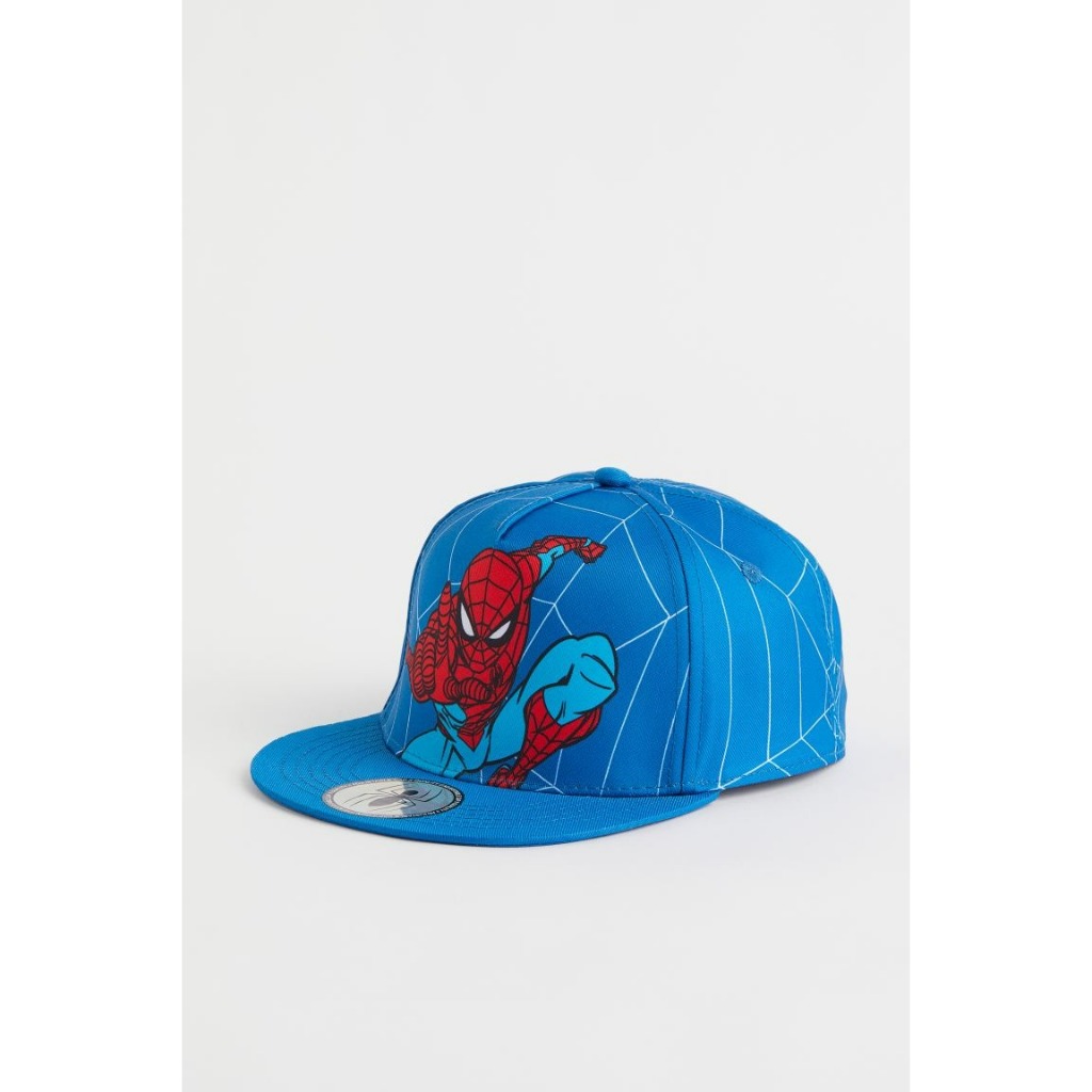 Mũ lưỡi trai Spider man đỏ xanh ninja HM H&M_hàng chính hãng authentic