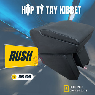 Hộp tỳ tay RUSH Kibbet - Bệ tì tay không khoan vít loại 1490 - Tì tay thiết kế theo xe, không cho Fadil Xpander i10 Vios