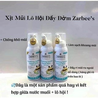 [ Date 5/2025] Xịt Mũi, Rửa Mũi, Long Đờm ZARBEE'S cho bé