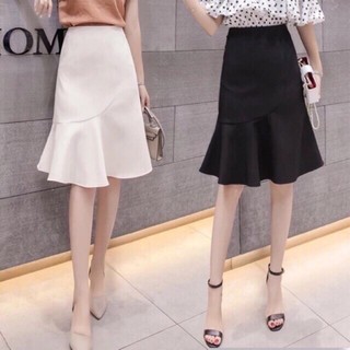 Chân váy đuôi cá phong cách hàn quốc chất tuyết mưa vitex dày dặn váy ngắn có quần trong, váy dài không có quần trong
