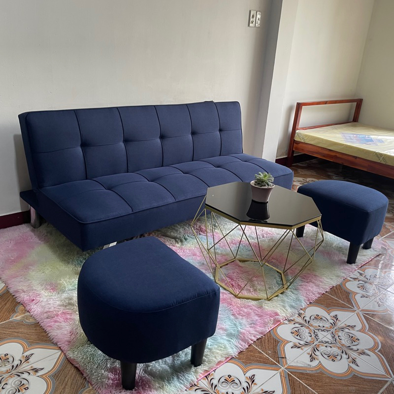 Thanh lý ghế Sofa Bed Giá Rẻ - Sofa Giường đa năng chân kim loại