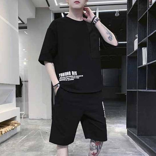 Bộ Thể Thao Nam Cộc Tay Thun Mè Tổ Ong Mặc Nhà, Bộ Quần Áo Nam Mềm Nhẹ Co Giãn Thoải Mái