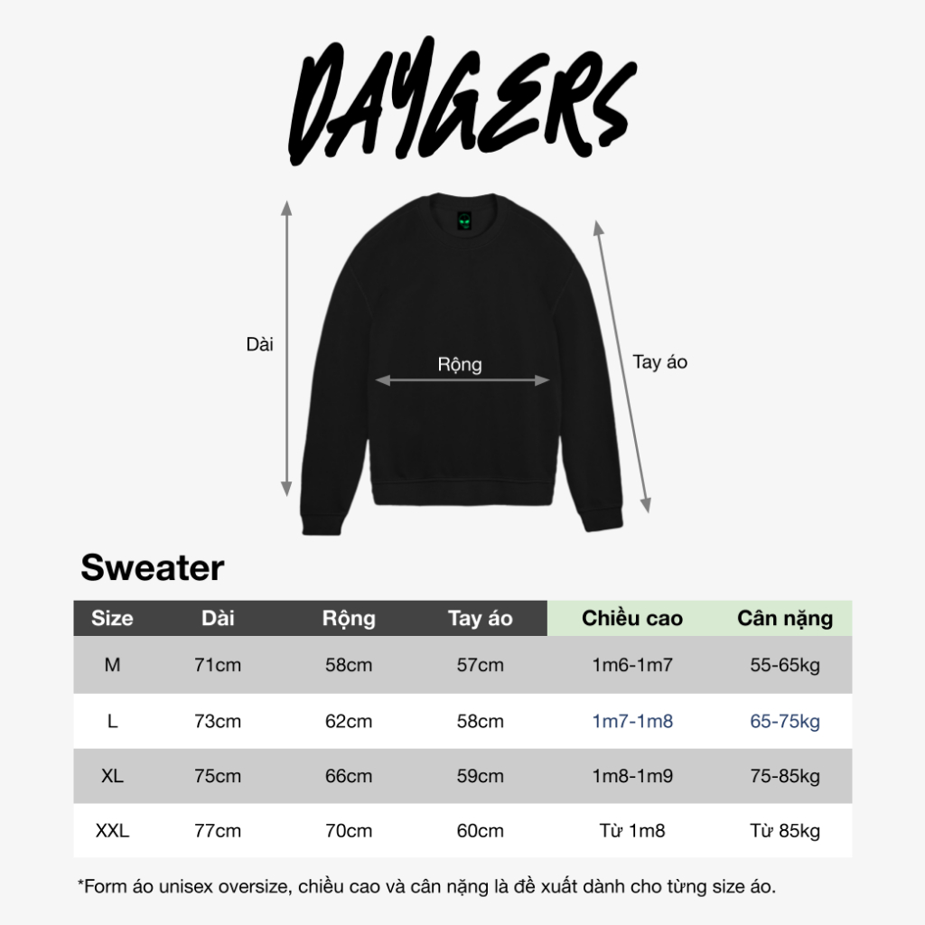 Áo Polo Sweater Daygers - Áo khoác nỉ polo nam nữ unisex form rộng, nỉ chân cua cao cấp - Local brand