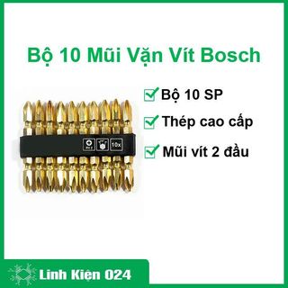 Bộ 10 mũi vặn vít Bosch cao cấp