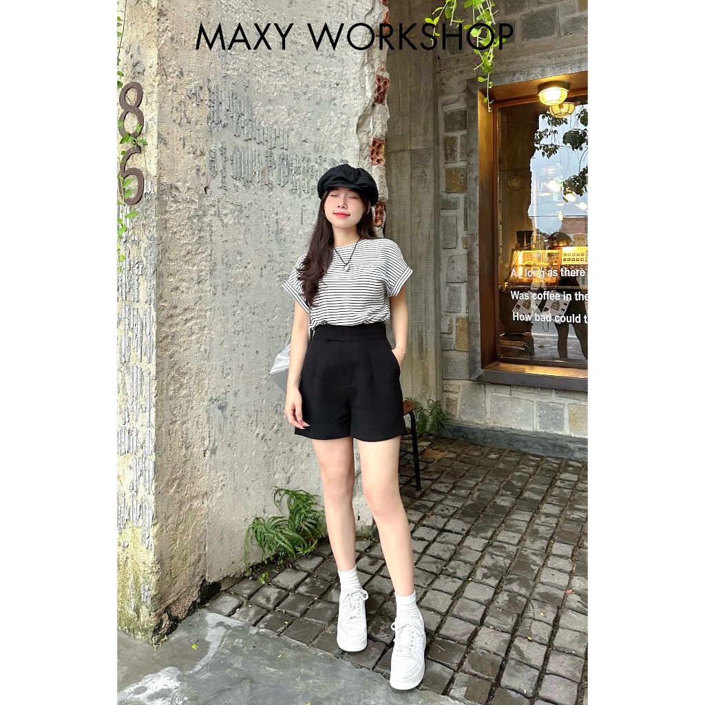 Áo thun sọc cánh dơi Stripped Cozy Tee Maxy Workshop