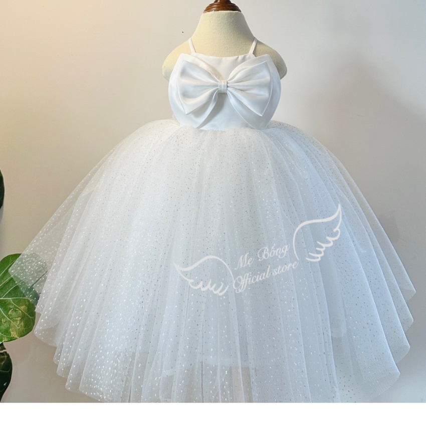 Váy Công Chúa Hai Dây Cho Bé Gái, Đầm Dây Cho Bé Từ 0 Đên 7 Tuổi, Váy Giá Rẻ Cho Bé Mẹ Bống Princess Dress