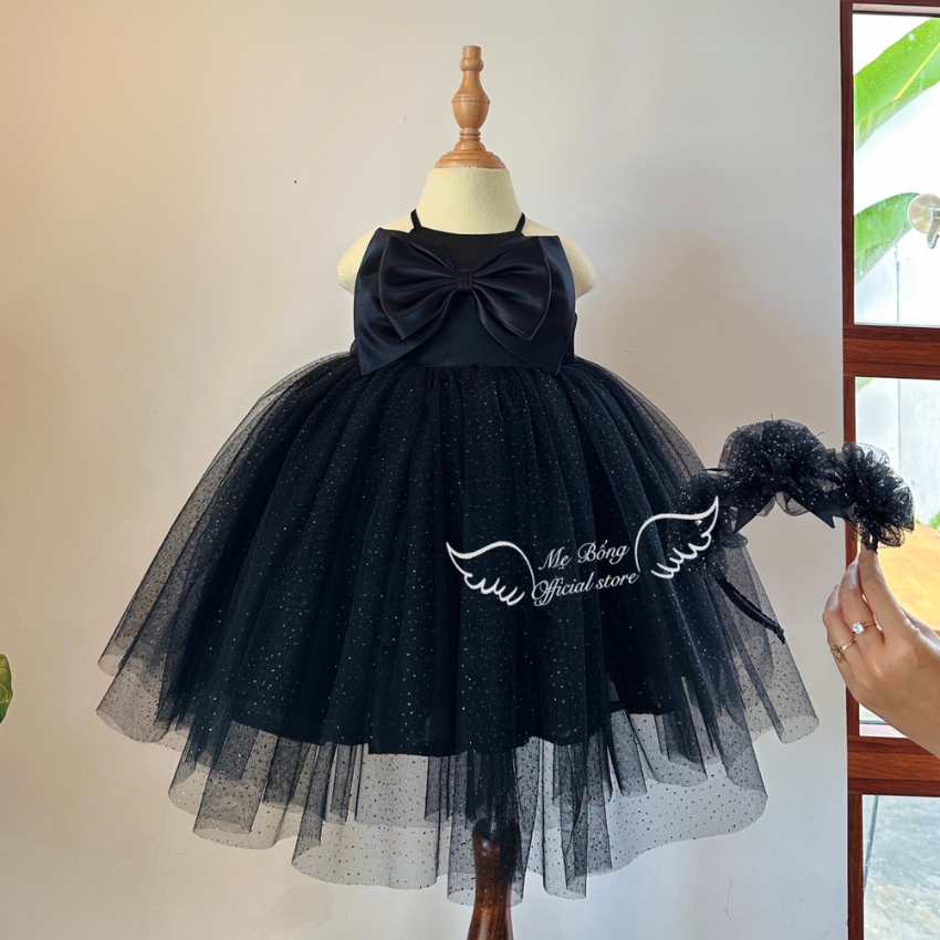 Váy Công Chúa Hai Dây Cho Bé Gái, Đầm Dây Cho Bé Từ 0 Đên 7 Tuổi, Váy Giá Rẻ Cho Bé Mẹ Bống Princess Dress