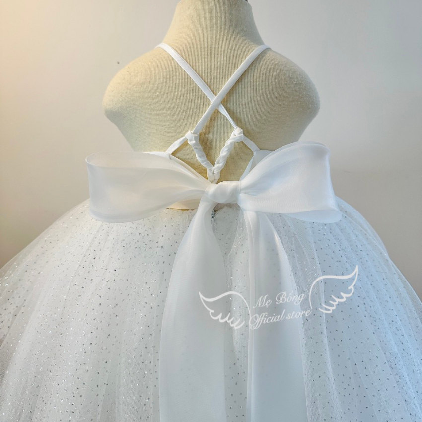 Váy Công Chúa Hai Dây Cho Bé Gái, Đầm Dây Cho Bé Từ 0 Đên 7 Tuổi, Váy Giá Rẻ Cho Bé Mẹ Bống Princess Dress