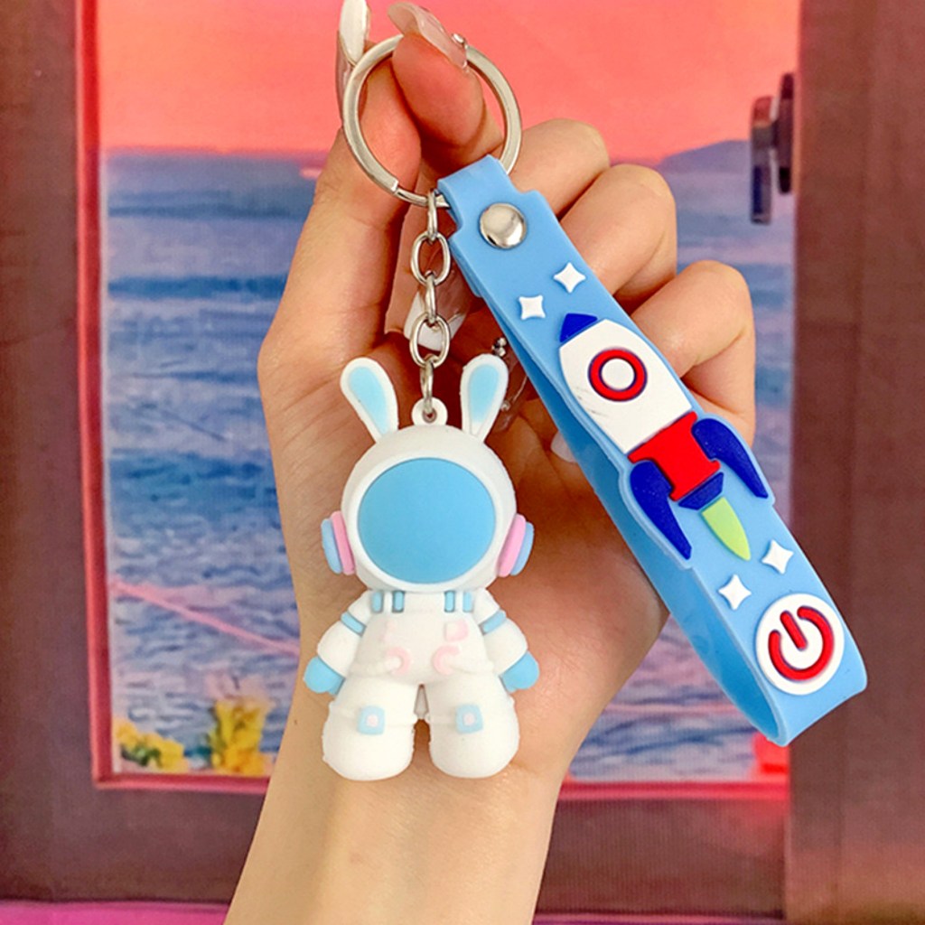 Móc khóa phi hành gia hot trend phụ kiện balo túi xách DETOLO