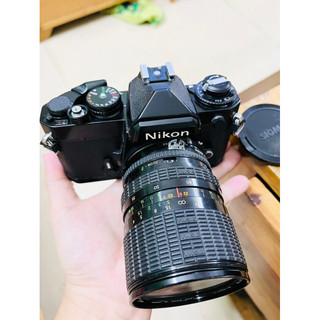Máy ảnh chụp film Nikon FE + Lens Sigma 28-80 ngàm AIS for Nikon