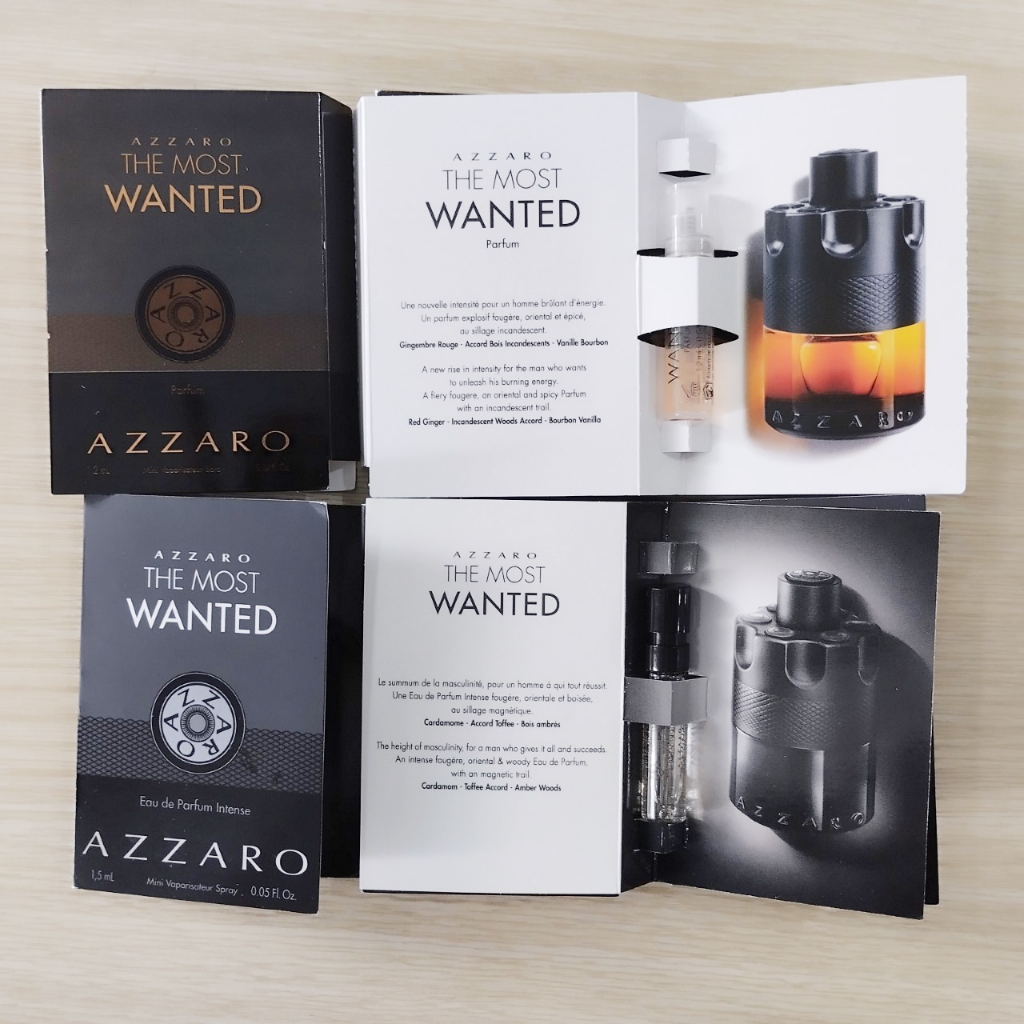 Mẫu thử Vial nước hoa Azzaro The Most Wanted EDP Intense