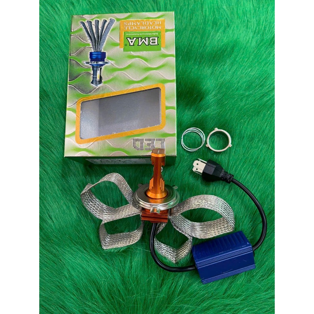 Bóng Đèn Pha BMA F20 35W/H4/M5/12.24V/AC.DC Cos Vàng Pha Trắng