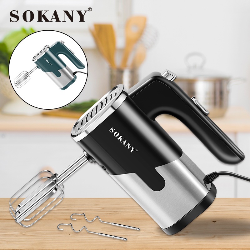 Máy Đánh Trứng Cầm Tay Sokany Model 6621 Công Suất 800W 5 Chế Độ Siêu Khuấy. Hàng Chính Hãng.