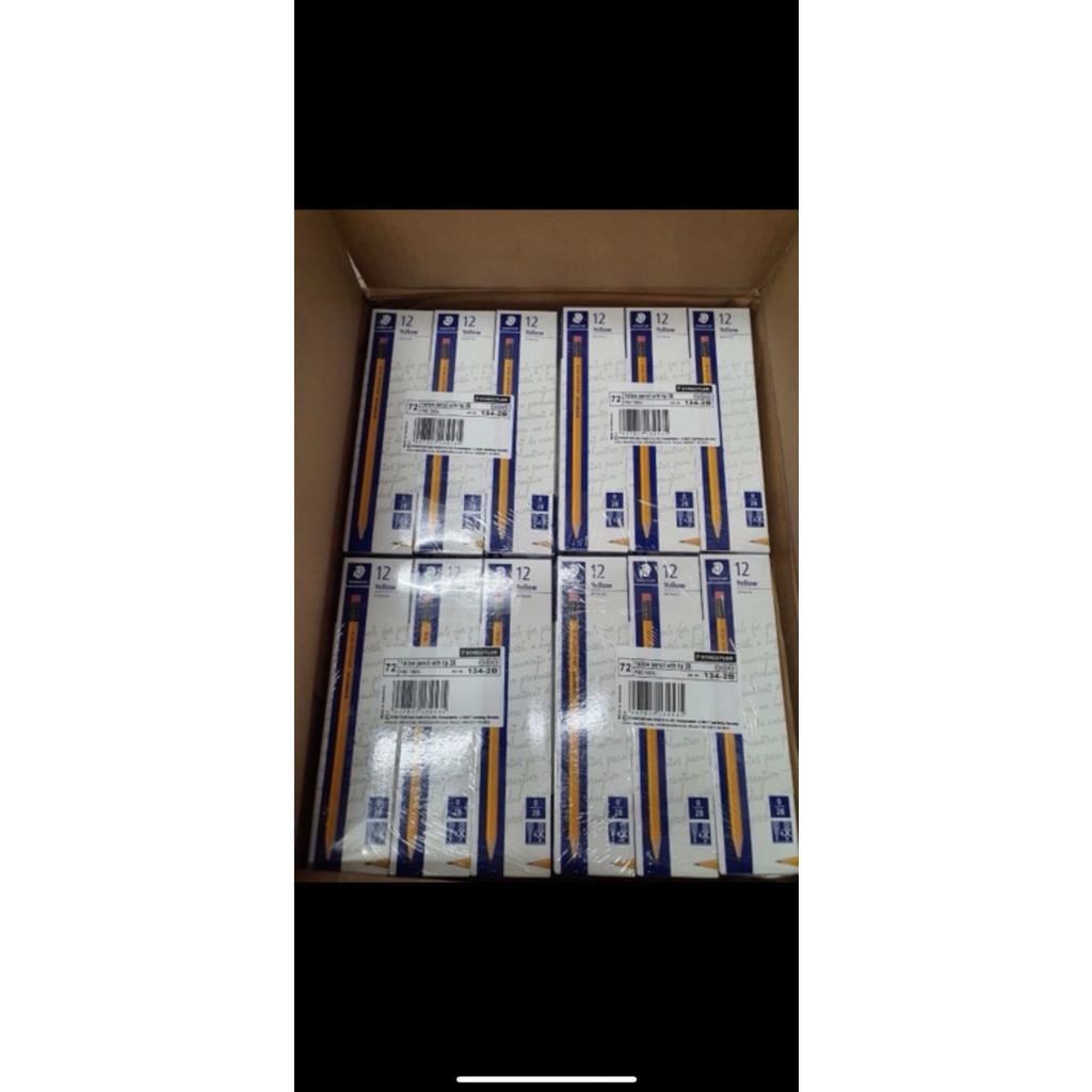 Bút chì Staedtler 134 - 2B có đầu gôm