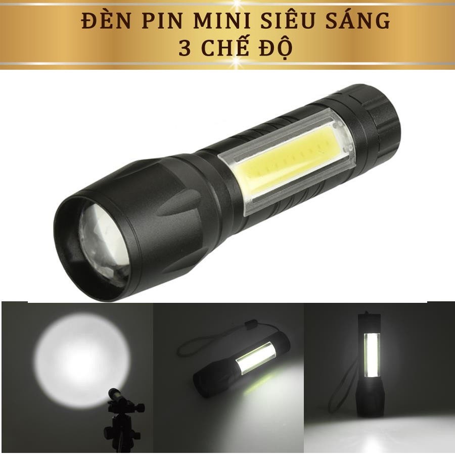 Đèn Pin MINI Siêu Sáng Cao Cấp Chiếu Sáng Xa
