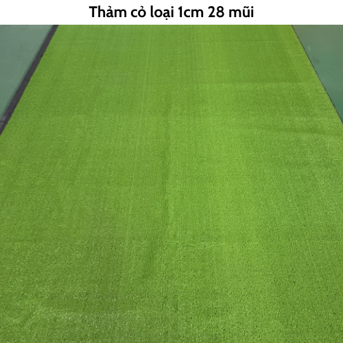Thảm cỏ nhân tạo cao 1cm giá rẻ