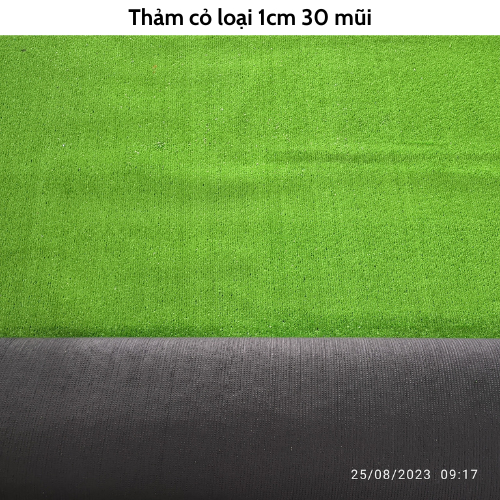 Thảm cỏ nhân tạo cao 1cm giá rẻ