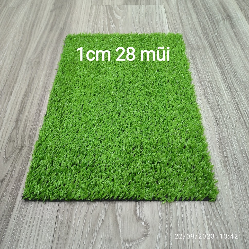 Thảm cỏ nhân tạo cao 1cm giá rẻ