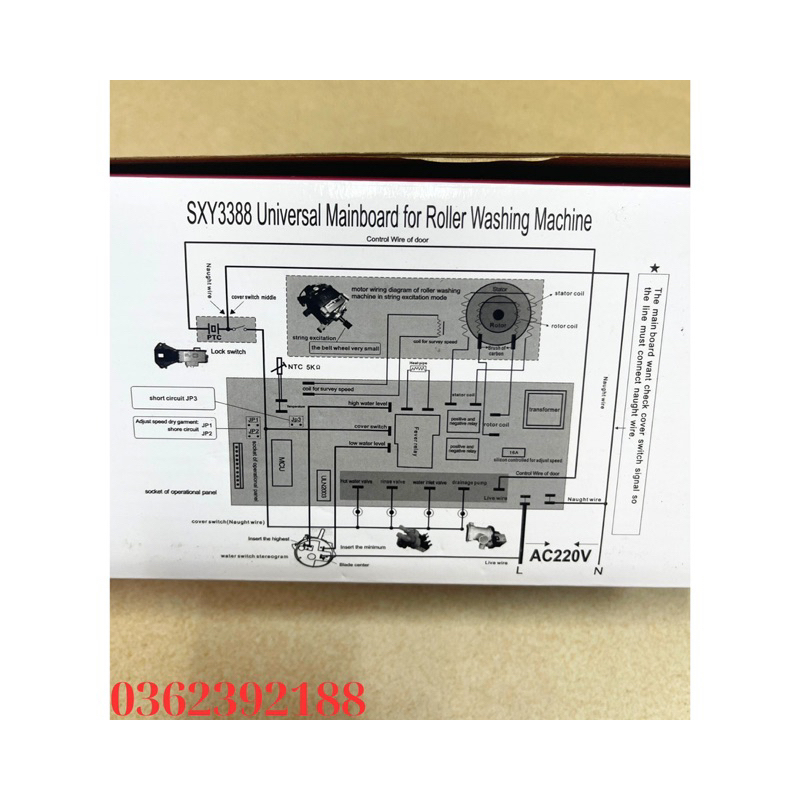 BO MẠCH ĐA NĂNG MÁY GIẶT CỬA NGANG SXY3388