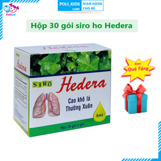 Polikid | Siro ho Hedera - Thảo dược lá thường xuân, bổ phế, giảm ho, dịu họng, loãng đờm cho bé