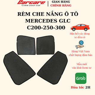 Rèm che nắng theo xe Mercedes GLC 200-250-300, C200-250-300 2008-2015, 2016-2021, C300 20220-2023