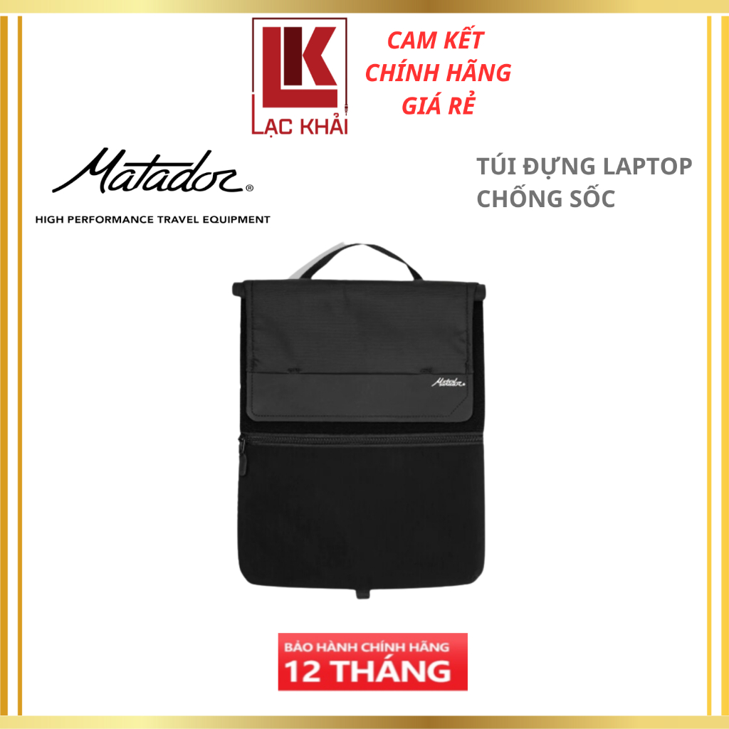 Túi đựng Laptop chống sốc Matador Base Layer chất liệu bền bỉ, chống nước IPX6, 13 inch 15.6 inch - Hàng chính hãng