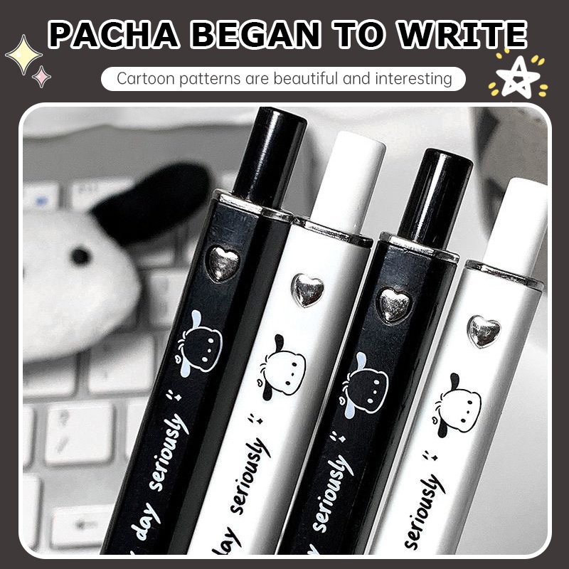 💜Bút Mực Gel Ngòi 0.5mm Hình Chú Cún Hoạt Hình Dễ Thương Cho Học Sinh