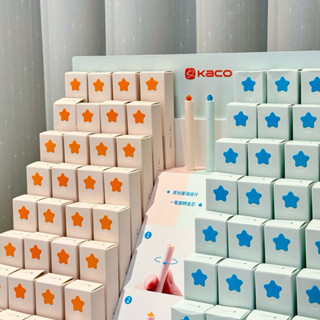 Hộp Bút Kaco LITTLE STAR Gồm 1 Bút + 2 Ruột Ngòi 0.5mm Mực Đen Tặng Crush