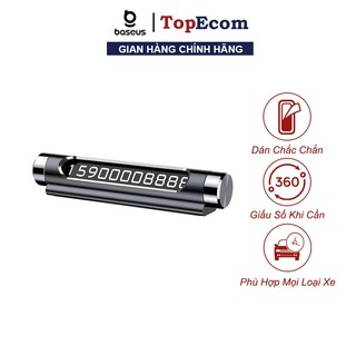 Bảng Ghi Số Điện Thoại Khi Đỗ Xe Ô Tô, Bảng Gắn Số Điện Thoại Kim Loại Xe Hơi, Ô Tô Thương Hiệu Baseus ACNUM